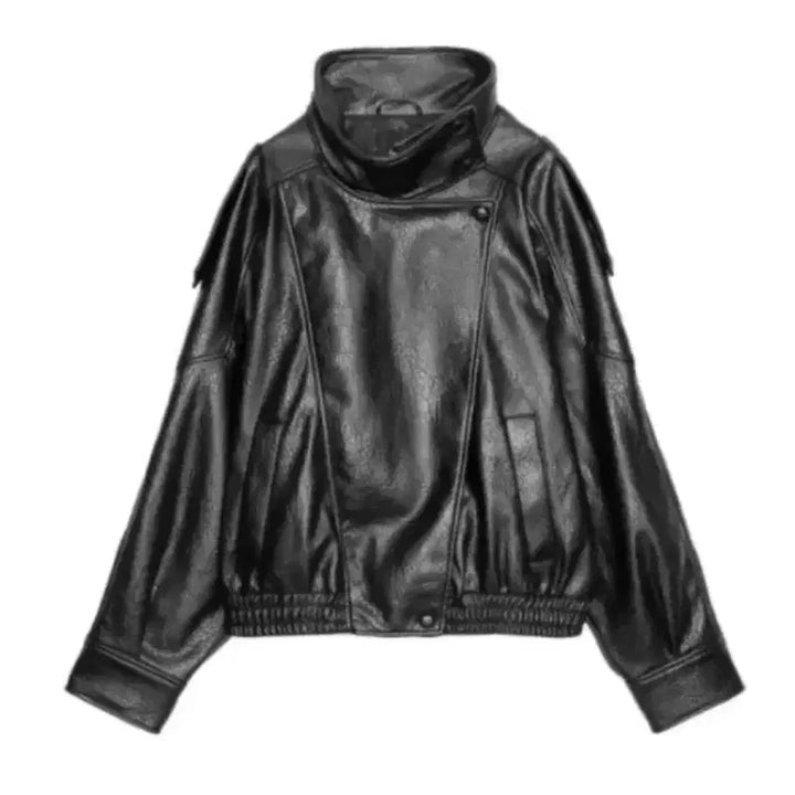 [BUNJANG] ZARA Faux Leather Jacket / 자라 페이크 레더자켓