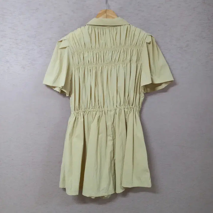 [SOLD OUT] B4-16/JULL-LOG 허리스트링 셔링 점프수트 여성