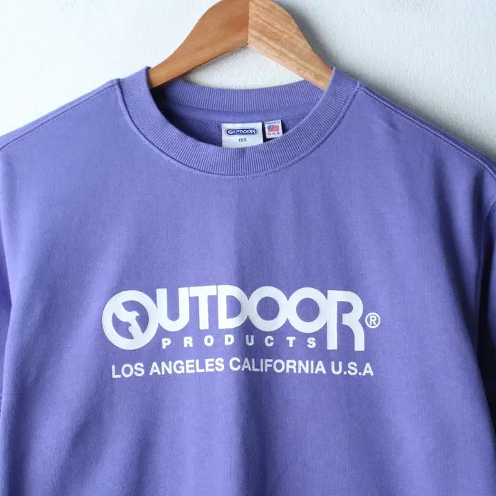 [BUNJANG] Outdoor Short Sleeve T-shirt (W(XS)) / W(XS) 아웃도어 반팔 티셔츠 연보라 빅로고 스웻 헤비-18310