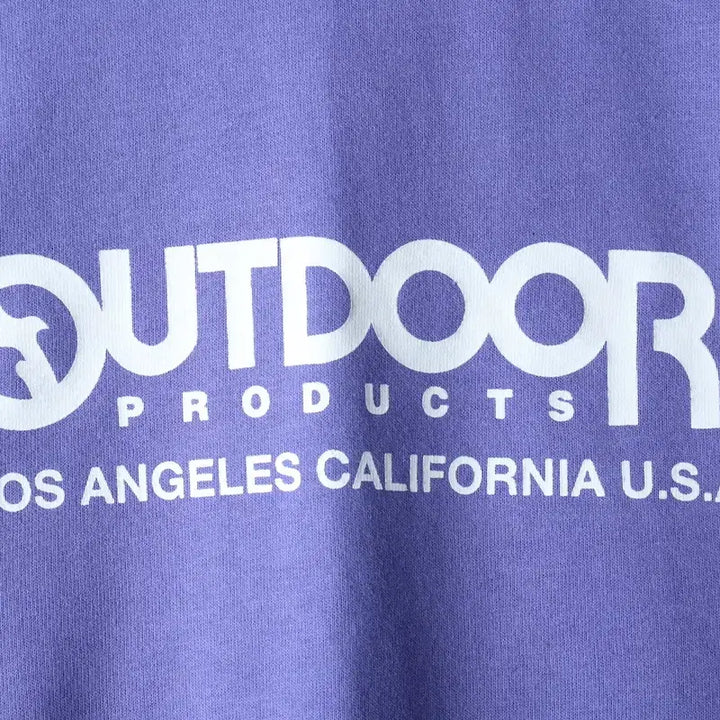 [BUNJANG] Outdoor Short Sleeve T-shirt (W(XS)) / W(XS) 아웃도어 반팔 티셔츠 연보라 빅로고 스웻 헤비-18310