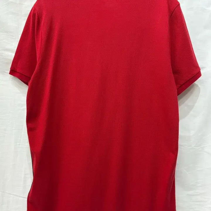 [BUNJANG] Moncler Red Short Sleeve Polo Shirt / 몽클레어 레드 색상 반팔 카라티L/95~100(정품)