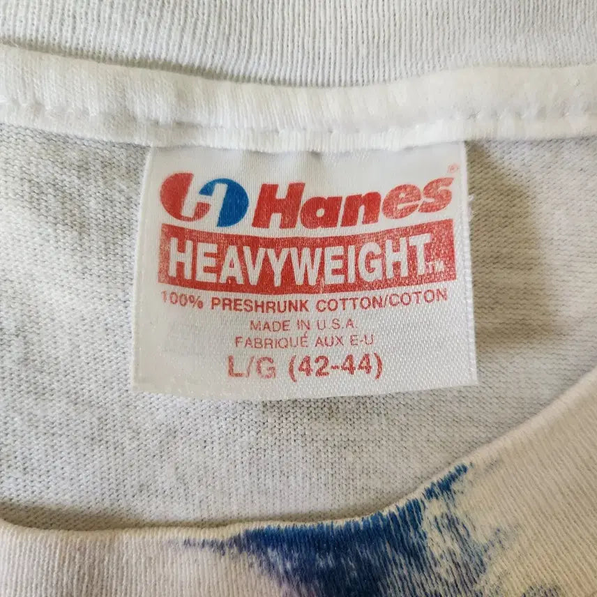 [BUNJANG] Hanes Dolphin Art T-shirt (L) / 90s 빈티지 USA Hanes 헤인즈 Dolphin Art 티셔츠 L