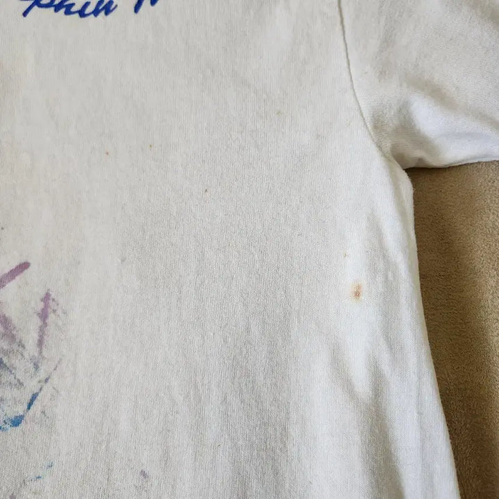 [BUNJANG] Hanes Dolphin Art T-shirt (L) / 90s 빈티지 USA Hanes 헤인즈 Dolphin Art 티셔츠 L