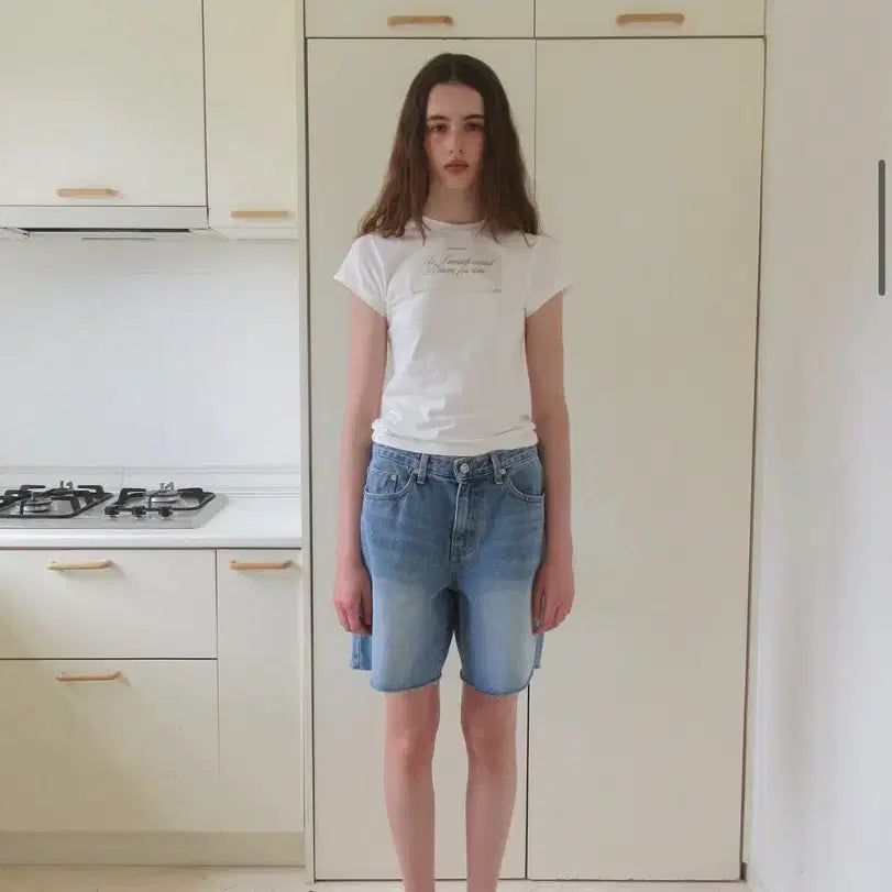 [BUNJANG] Smoothmood Balmuda Denim Shorts Medium Blue Size 2 / 스무스무드 발뮤다 데님 숏츠 미디엄블루 2사이즈 거의새상품