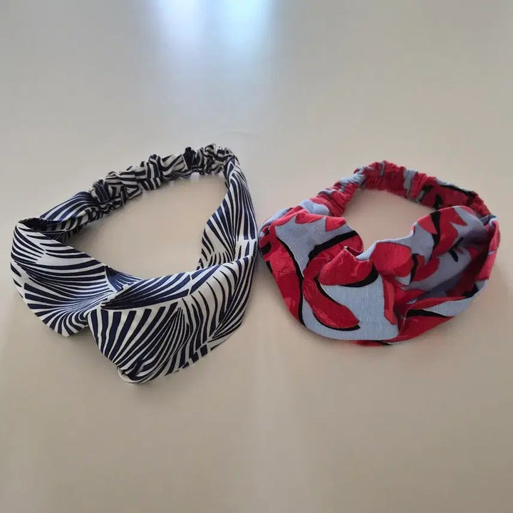 [BUNJANG] Turban Bandana Hairband Bundle / 터번 반다나  헤어밴드 2개 일괄 (착용샷 있음)