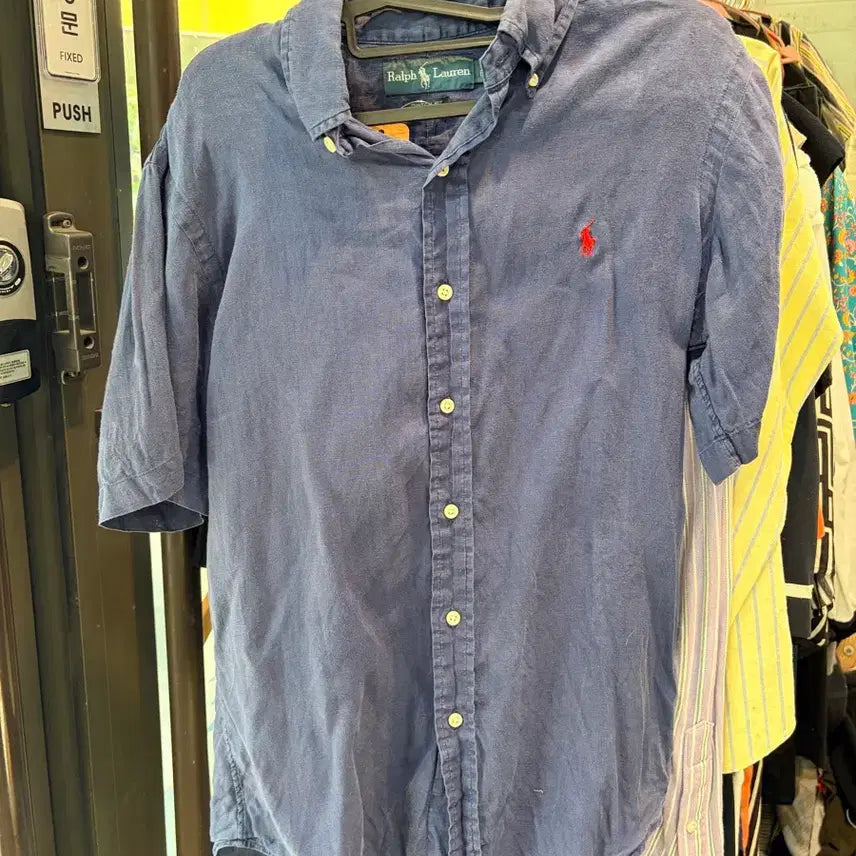 [BUNJANG] Polo Ralph Lauren Blue Shirt / 폴로 랄프로렌 블루 셔츠 남방
