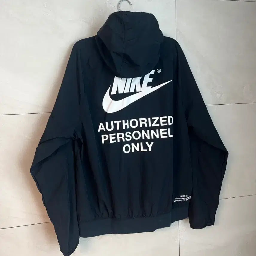[BUNJANG] Nike NSW Woven Unlined Anorak Windbreaker Jacket / [XL] 나이키 NSW 우븐 언라인드 아노락 바람막이 블랙