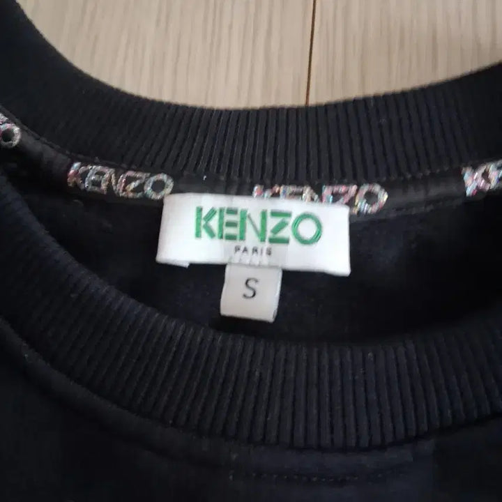 [BUNJANG] Kenzo Black Printed Sweatshirt / 겐조 블랙 프린팅 맨투맨 티셔츠