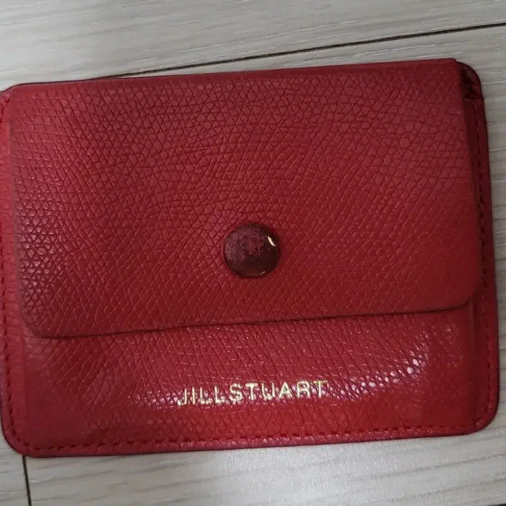 [SOLD OUT] 질스튜어트 레드 카드지갑 상태좋음