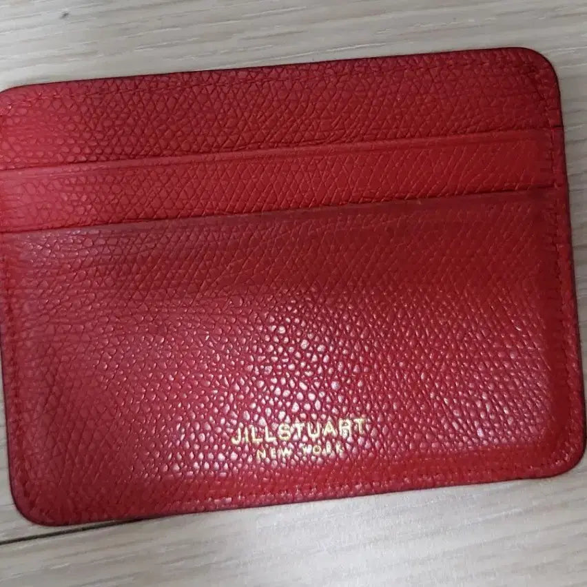 [SOLD OUT] 질스튜어트 레드 카드지갑 상태좋음
