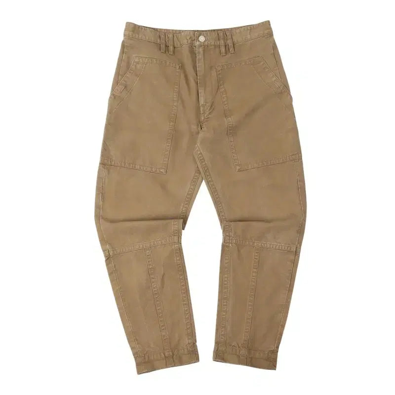 [BUNJANG] Isabel Marant Khaki Brown Fatigue Work Tapered Pants / 이자벨마랑 카키브라운 퍼티그 워크 테이퍼드 팬츠