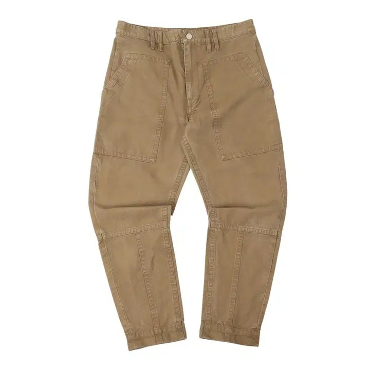 [BUNJANG] Isabel Marant Khaki Brown Fatigue Work Tapered Pants / 이자벨마랑 카키브라운 퍼티그 워크 테이퍼드 팬츠