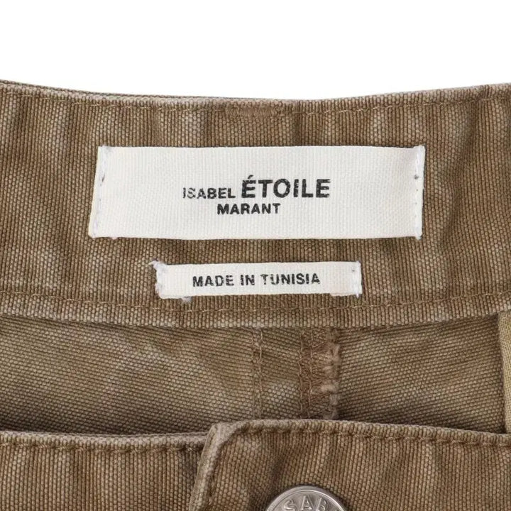[BUNJANG] Isabel Marant Khaki Brown Fatigue Work Tapered Pants / 이자벨마랑 카키브라운 퍼티그 워크 테이퍼드 팬츠