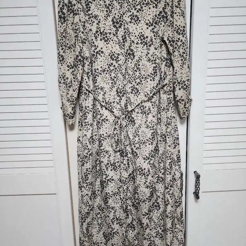 [BUNJANG] Merry Around Floral Pattern Long Dress / 메리 어라운드 플라워 패턴 롱원피스