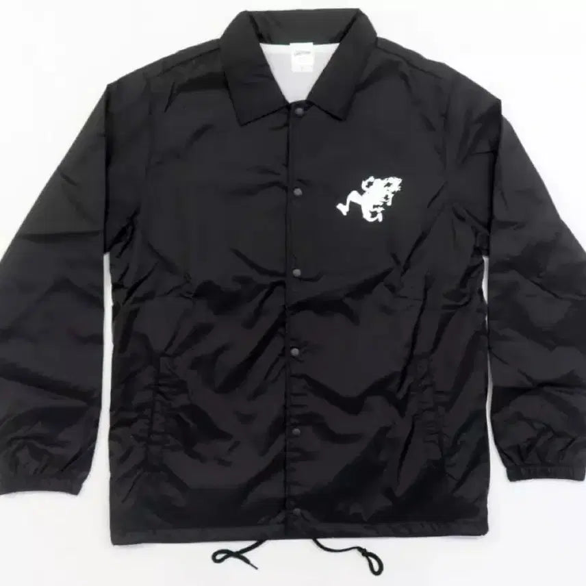 [BUNJANG] One Piece Luffy Coach Jacket Black L / 원피스 루피 코치 자켓 블랙 L 사이즈 / 미사용