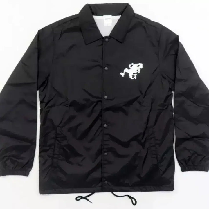 [BUNJANG] One Piece Luffy Coach Jacket Black L / 원피스 루피 코치 자켓 블랙 L 사이즈 / 미사용