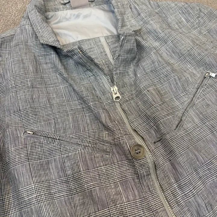 [BUNJANG] Gian Carlo Rossi Glen Check Jacket / Gian Carlo Rossi 지안 카를로 로시 글렌체크 자켓 S