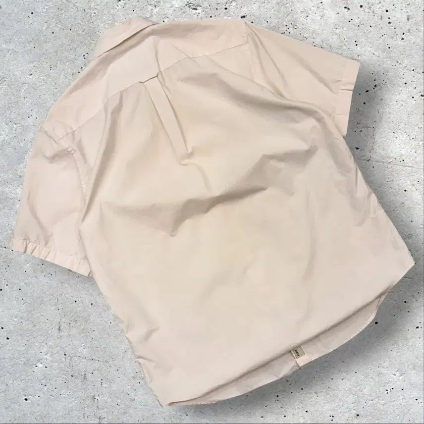 [SOLD OUT] [3] 포터리 반팔 코튼 셔츠 핑크