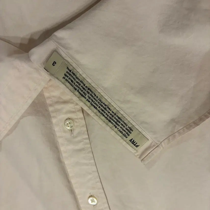 [SOLD OUT] [3] 포터리 반팔 코튼 셔츠 핑크