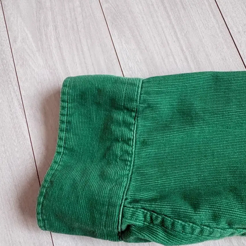 [BUNJANG] Years Ago Corduroy Poi-ka Pants - Samrok Green 2size / 이얼즈어고 코듀로이 포이카 삼록그린 2size