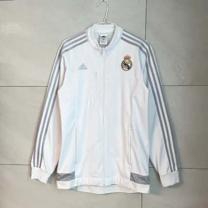 [BUNJANG] Adidas x Real Madrid Oversized Jersey White/Silver Line / [105] 아디다스X레알마드리드 극희귀 대장 져지 흰,실버 라인