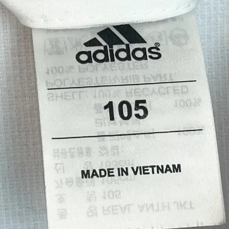 [BUNJANG] Adidas x Real Madrid Oversized Jersey White/Silver Line / [105] 아디다스X레알마드리드 극희귀 대장 져지 흰,실버 라인