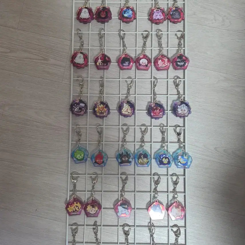 [BUNJANG] Cookie Run Kingdom Soul Stone Keyring Bundle Set / 쿠키런 킹덤 영혼석 키링 일괄