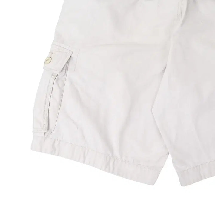 [BUNJANG] Denim &amp; Supply Mariners White Work Half Cargo Pants / 데님앤서플라이 마리너스 화이트 워크 하프 카고팬츠