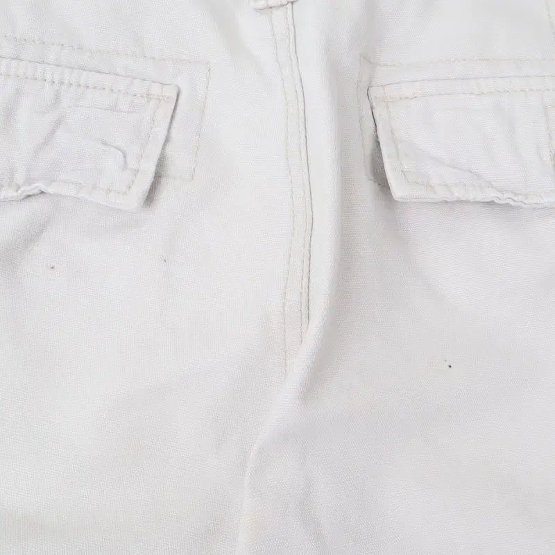 [BUNJANG] Denim &amp; Supply Mariners White Work Half Cargo Pants / 데님앤서플라이 마리너스 화이트 워크 하프 카고팬츠