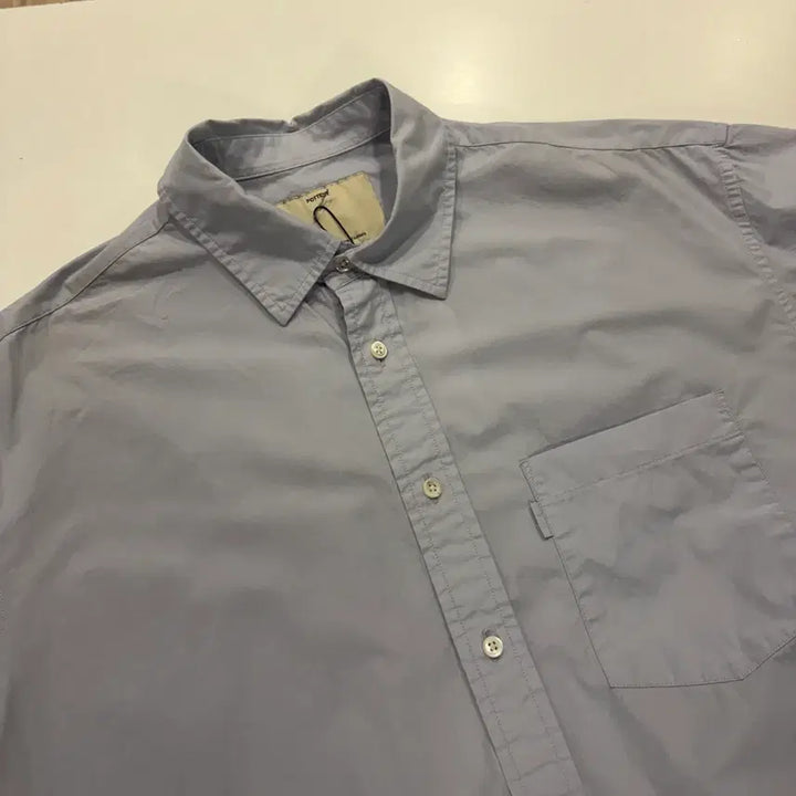 [BUNJANG] Pottery Light Blue Short Sleeve Shirt / [1] 포터리 반팔 셔츠 라이트 블루