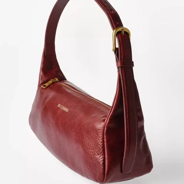 [BUNJANG] Zara x Willy Chavarria Burgundy Leather Shoulder Bag / 자라 x 윌리차바리아 백