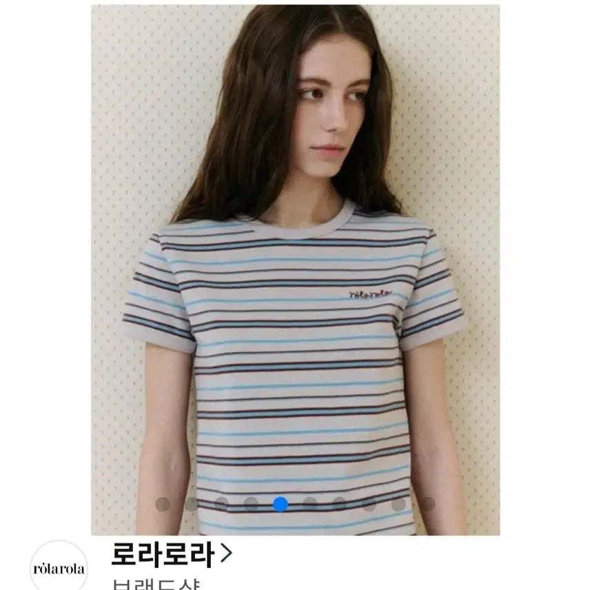 [SOLD OUT] M 새제품 로라로라 스프레이 반팔 티셔츠