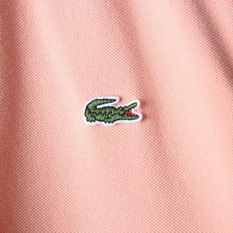 [BUNJANG] Lacoste Polo Shirt (L-XL) Small Logo Light Pink / (L-XL) 라코스테 반팔 카라 티셔츠 스몰로고 연핑크-18319
