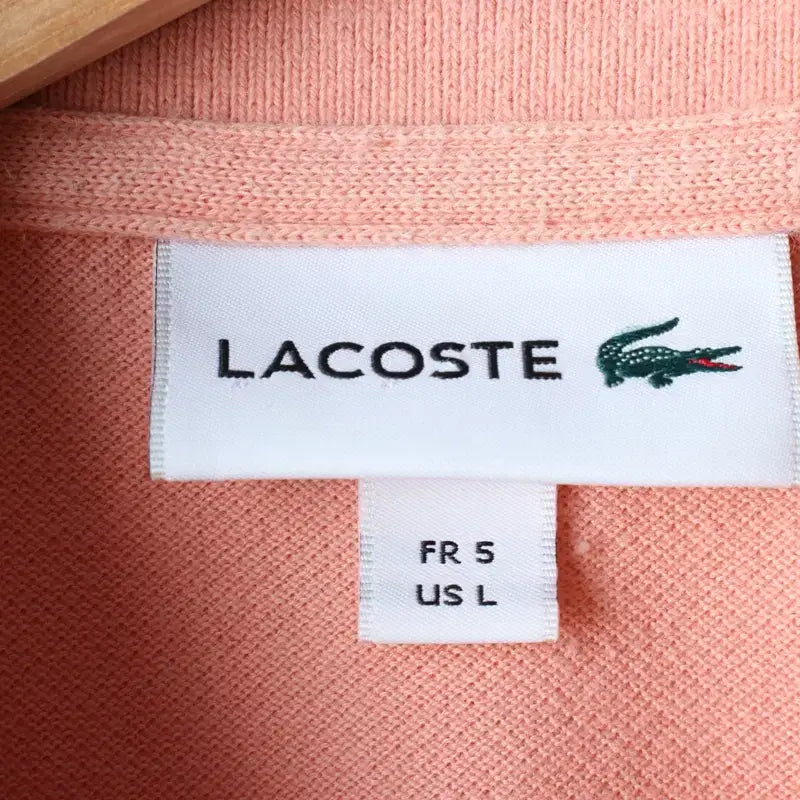 [BUNJANG] Lacoste Polo Shirt (L-XL) Small Logo Light Pink / (L-XL) 라코스테 반팔 카라 티셔츠 스몰로고 연핑크-18319