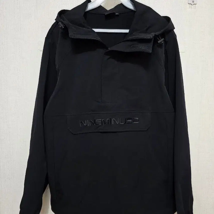 [BUNJANG] 9minut Anorak Hoodie Black 95 / 나인미닛 아노락 후드 블랙 95