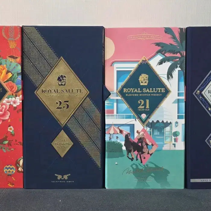 [BUNJANG] Royal Salute 21/25/32 Year Old Empty Bottle Bundle / 로얄살루트 21년 25년 32년산 위스키 공병