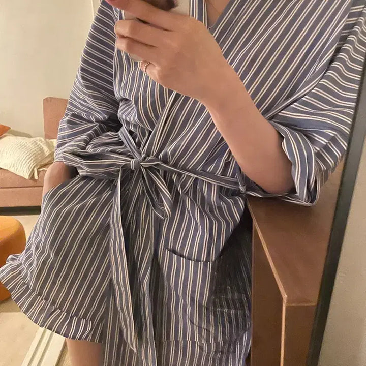 [BUNJANG] Maybebaby Blue Pajamas Sleepwear / 메이비베이비 슬립웨어 파자마 잠옷