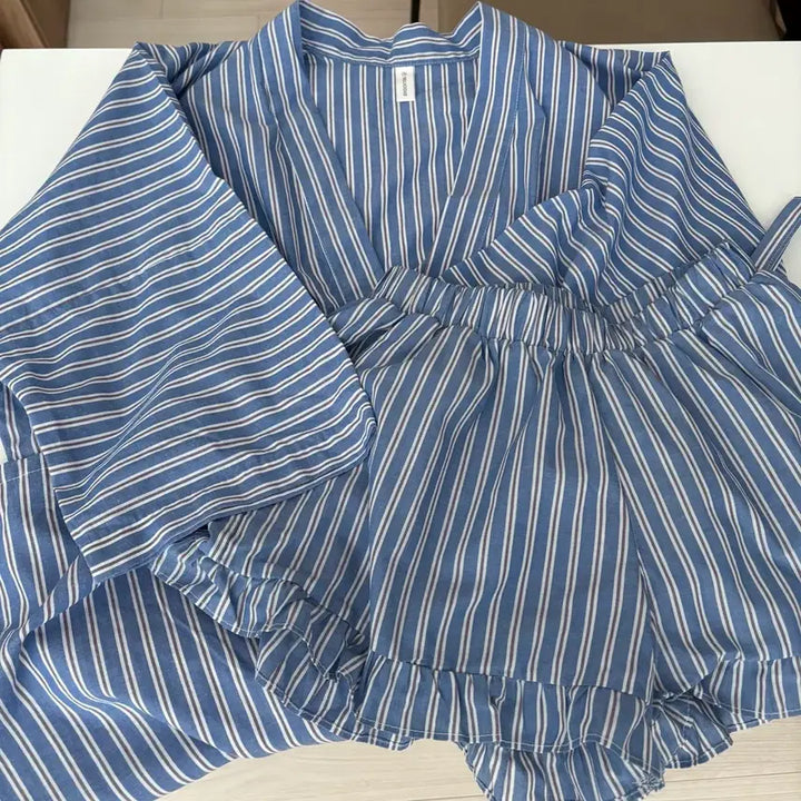 [BUNJANG] Maybebaby Blue Pajamas Sleepwear / 메이비베이비 슬립웨어 파자마 잠옷