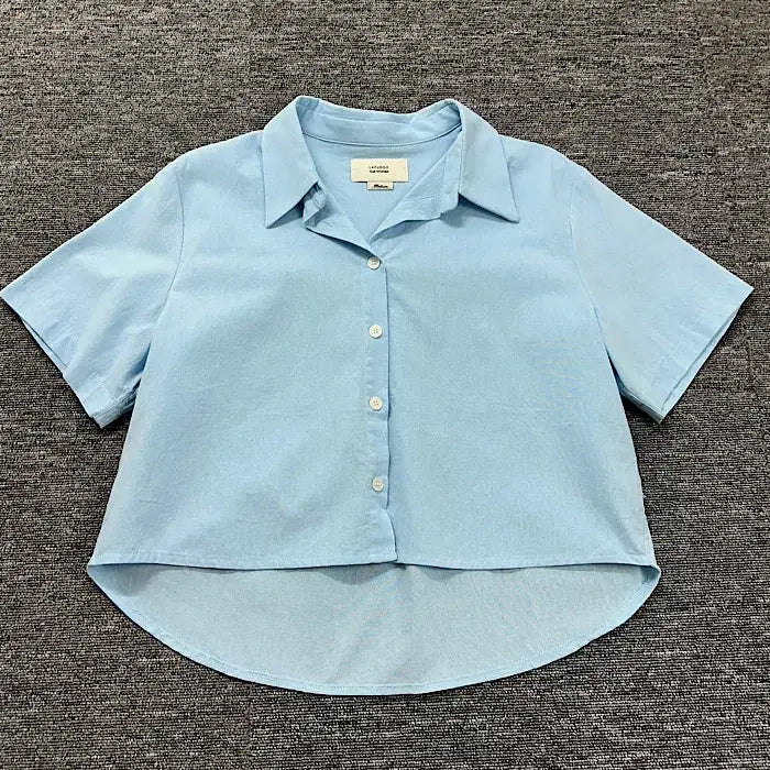 [BUNJANG] Lafarge Store Crop Shirt M / 라퍼지스토어 크롭 셔츠 M