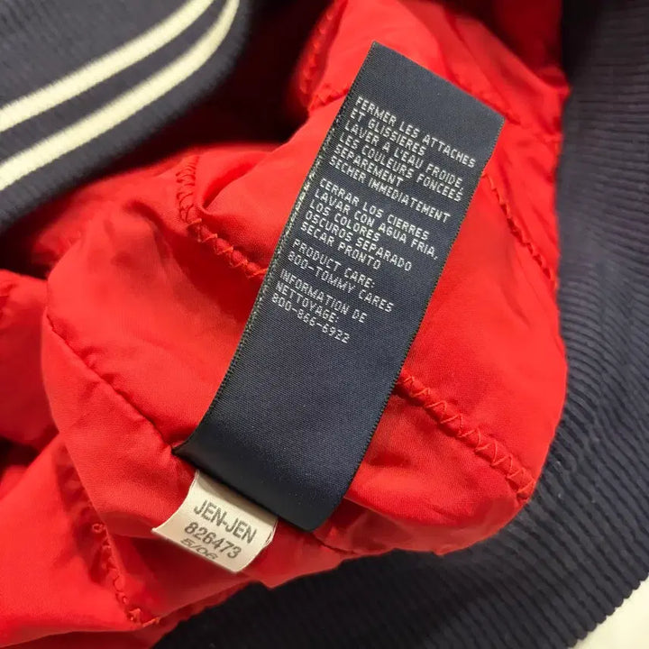 [BUNJANG] Tommy Hilfiger 06s Sport Old School Navy Bomber Jacket / [L] 06s 타미힐피거 스포츠 올드스쿨 네이비 봄버 자켓