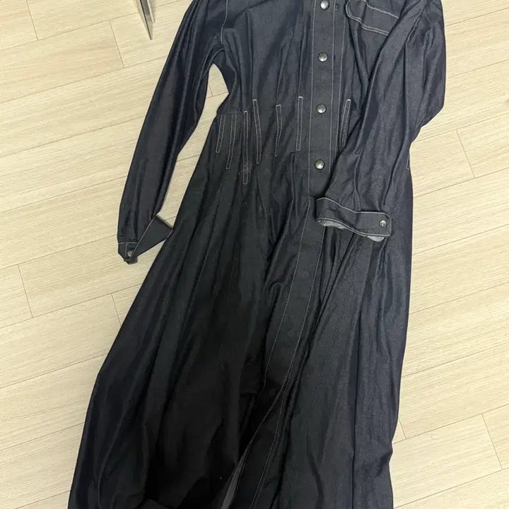 [BUNJANG] Hansum Latt Blue Dress / 한섬 Latt 청 원피스