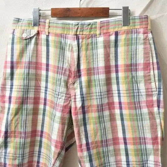 [BUNJANG] Polo Ralph Lauren Checkered Shorts / 폴로 랄프로렌 체크 쇼츠 반바지 33 M0254