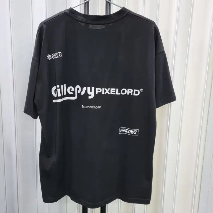 [BUNJANG] Black Bear Print T-shirt / 곰돌이 프린팅 검정색 반팔 티셔츠
