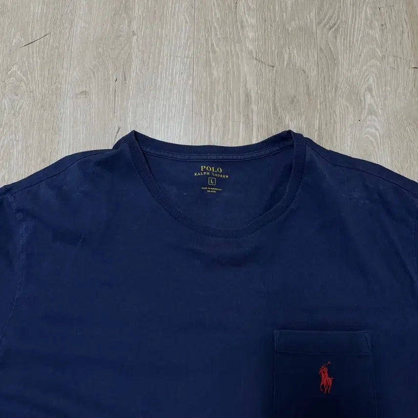 [SOLD OUT] 폴로 랄프로렌 스몰포니 로고 포켓 반팔 티셔츠 [네이비] L/100