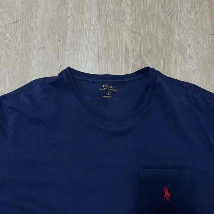 [SOLD OUT] 폴로 랄프로렌 스몰포니 로고 포켓 반팔 티셔츠 [네이비] L/100
