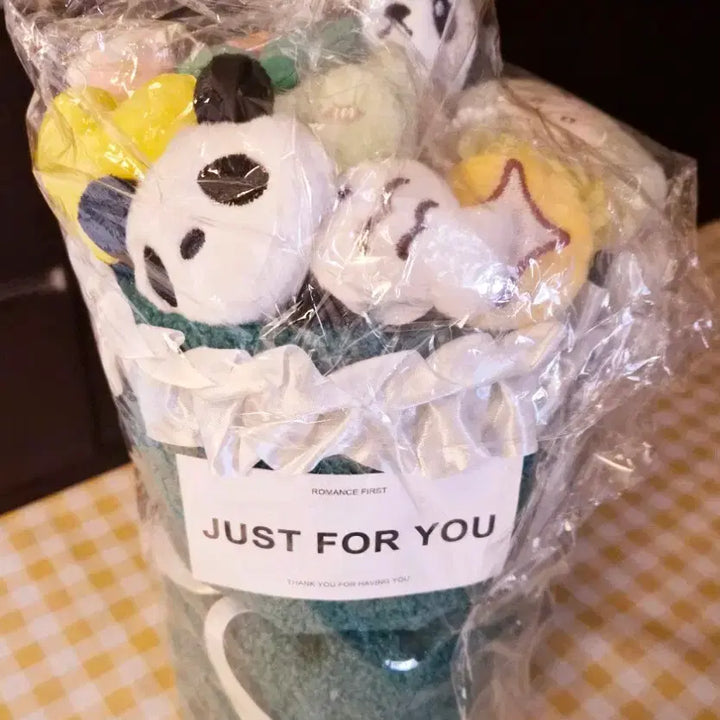 [BUNJANG] Just For You Panda Doll Gift Set / 저스트포유 판다인형선물세트 (새상품)