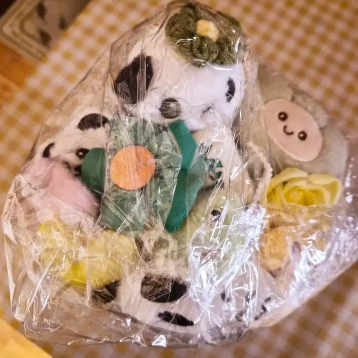 [BUNJANG] Just For You Panda Doll Gift Set / 저스트포유 판다인형선물세트 (새상품)