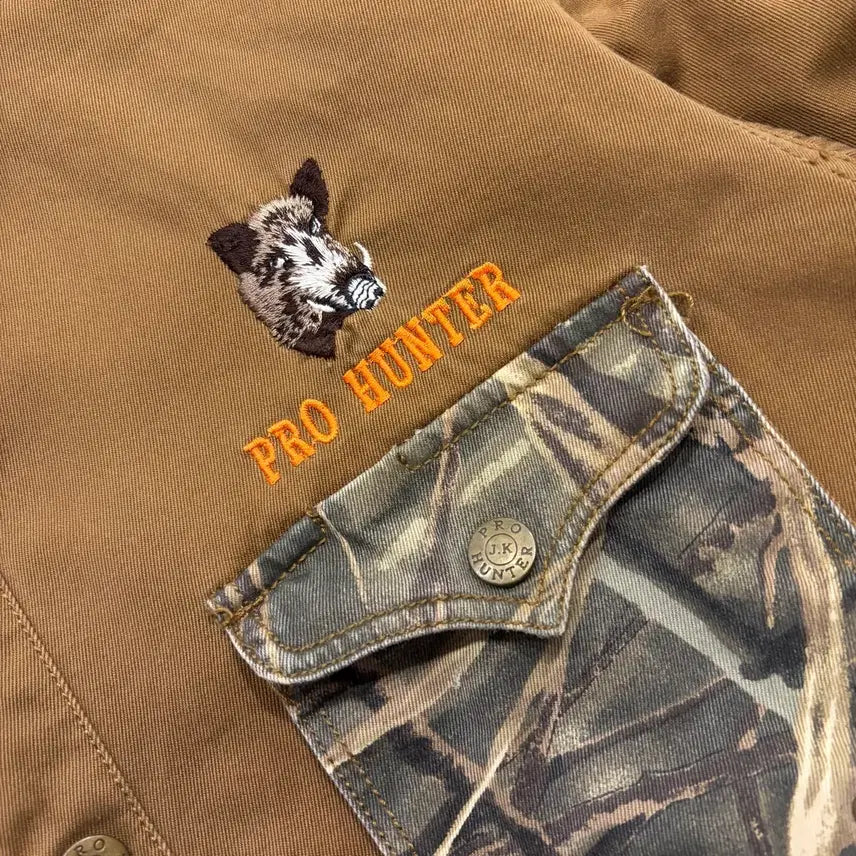 [BUNJANG] Pro Hunter Realtree Pattern Long Sleeve Shirt Brown / [100] 프로헌터 리얼트리 패턴 긴팔 셔츠 브라운