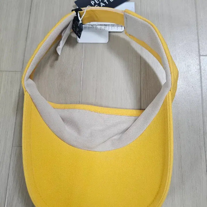 [SOLD OUT] 파리게이츠 골프 썬캡 옐로우 56