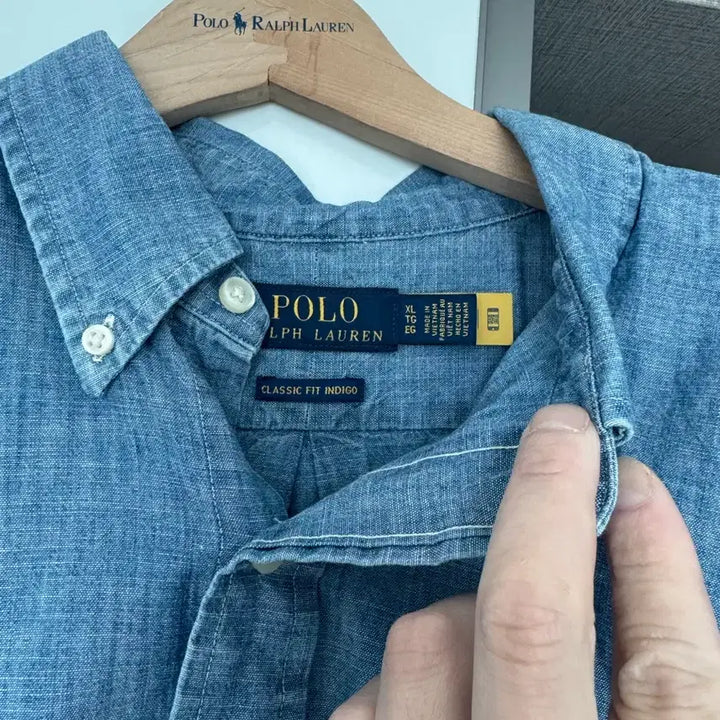 [SOLD OUT] 폴로 랄프로렌 셔츠 블루 xl (110)사이즈